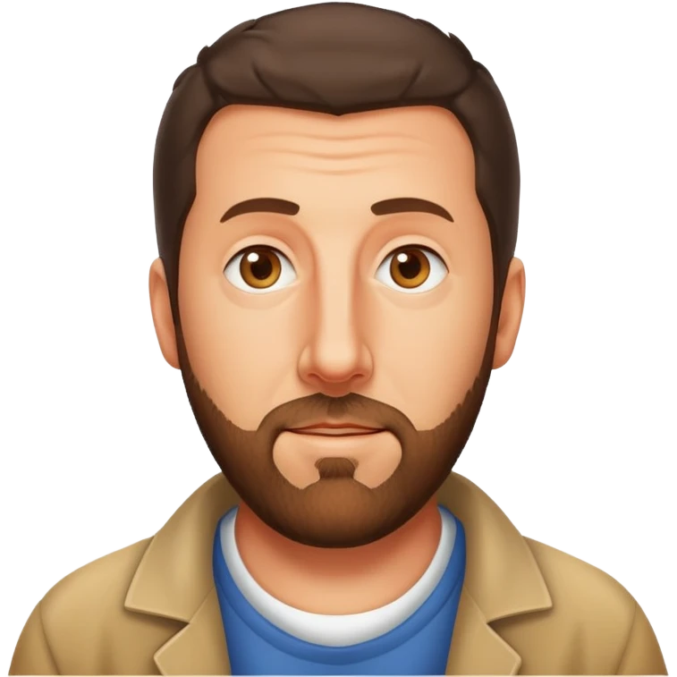 Adam Sandler bearded emoji