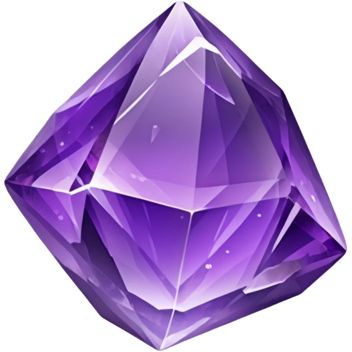 Amethyst crystal rock emoji