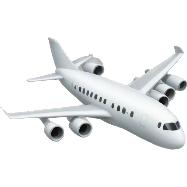 Plane in clouds emoji