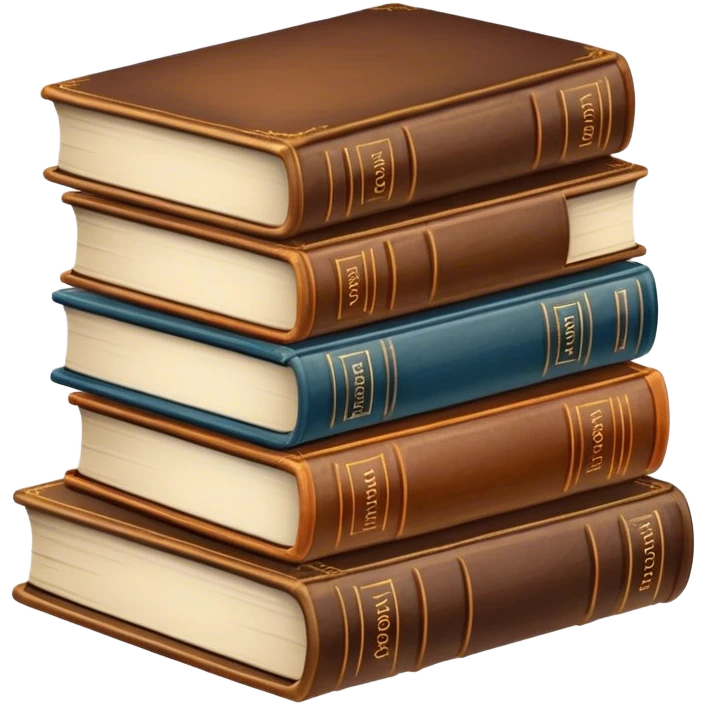Stack of books emoji