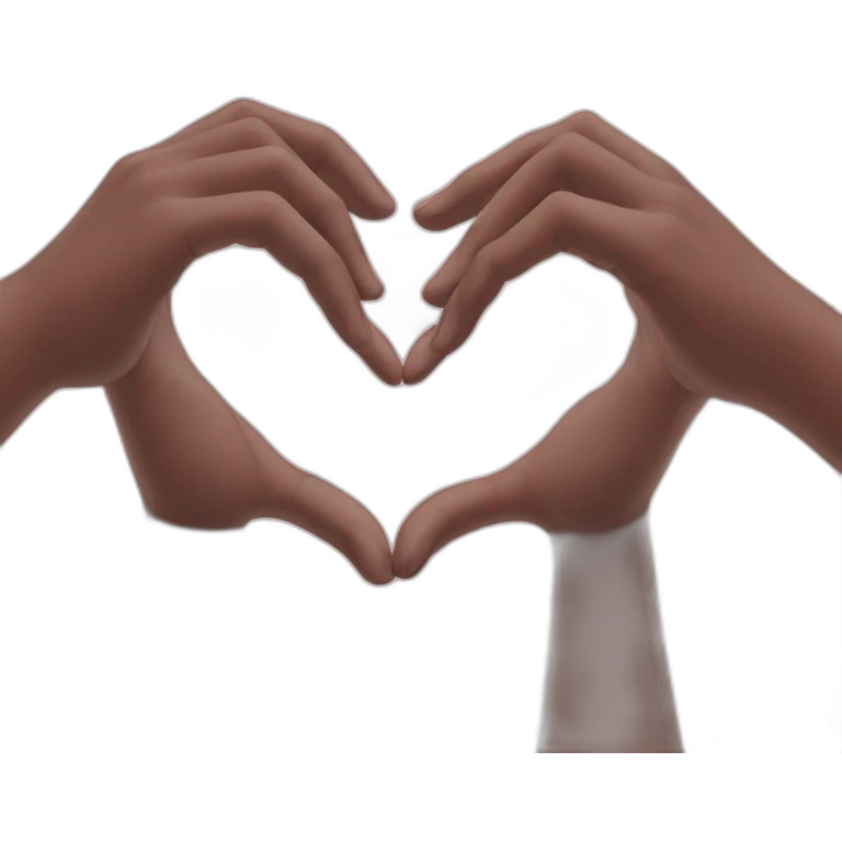 hands creating a heart shape emoji