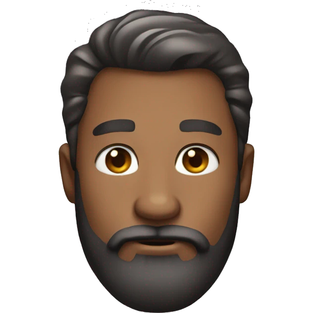 Man with a big beard emoji