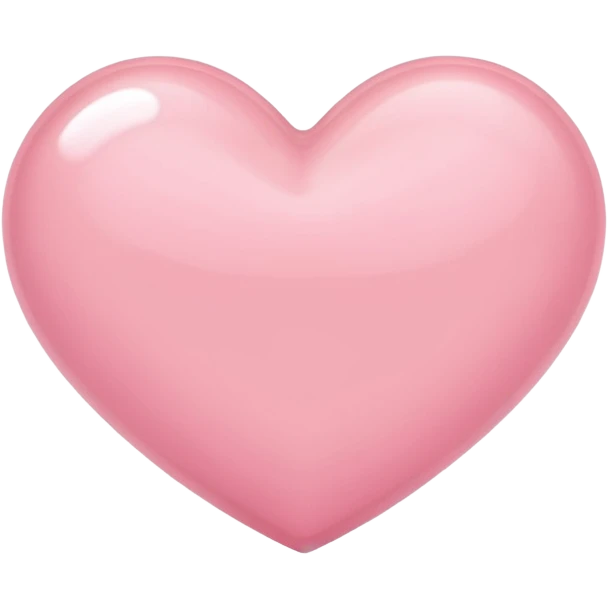 light pink heart emoji