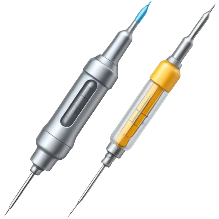 mehrere nadeln von injektionskanüle emoji