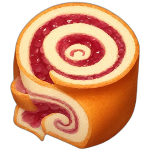 Jelly roll emoji
