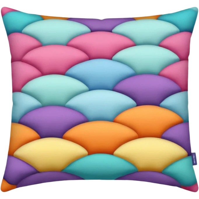 colorful bed pillow  emoji