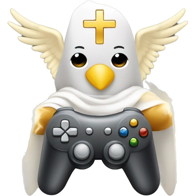 holy spirit with video game controller emoji