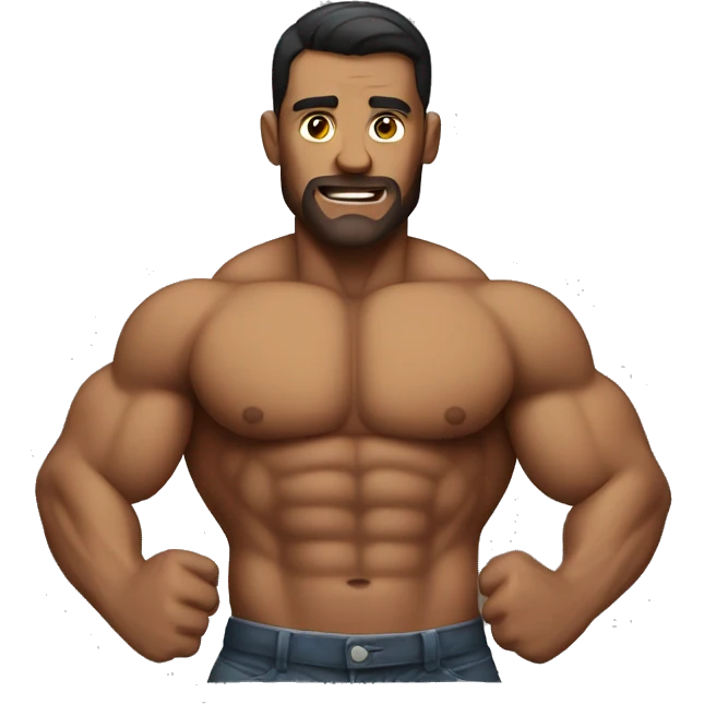 Muscular man emoji
