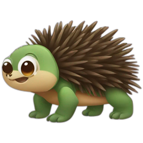 Turtle Porcupine emoji