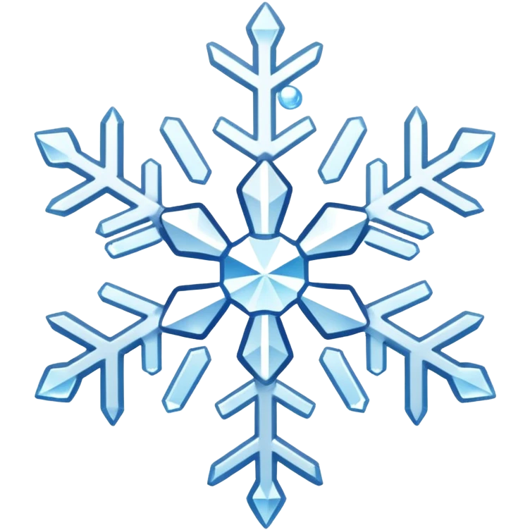 snow flake emoji
