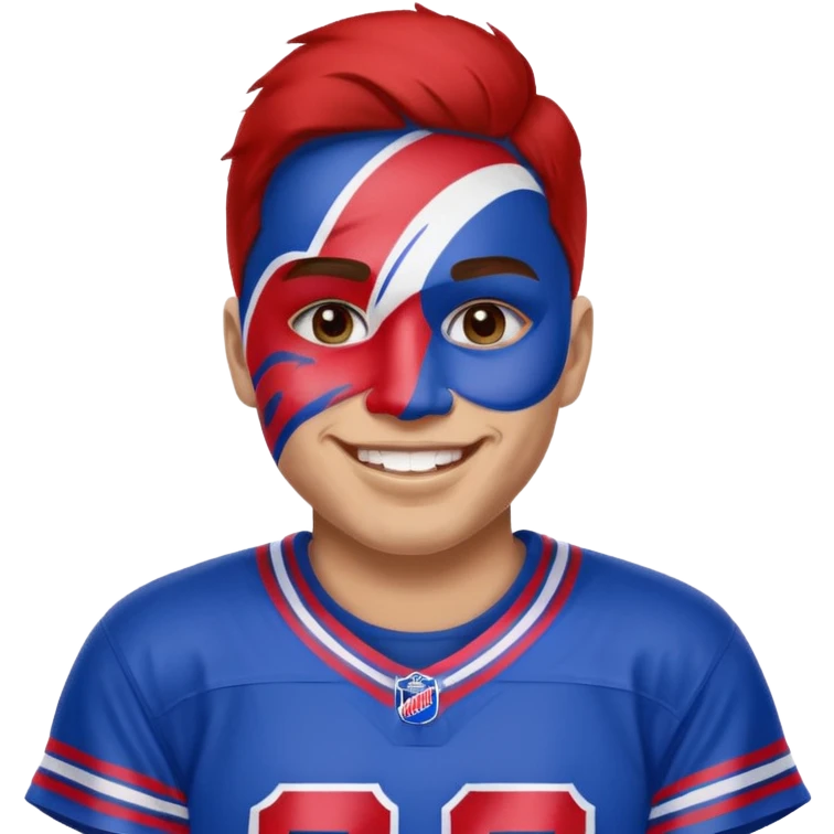 Buffalo bills fan no glasses emoji