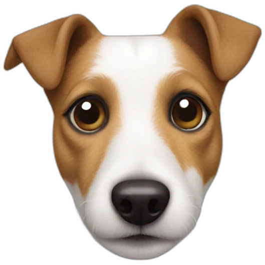 White Jack Russell emoji
