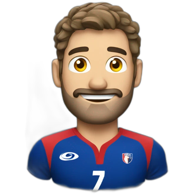Rugbyman francais emoji