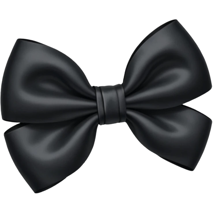 black bow emoji emoji