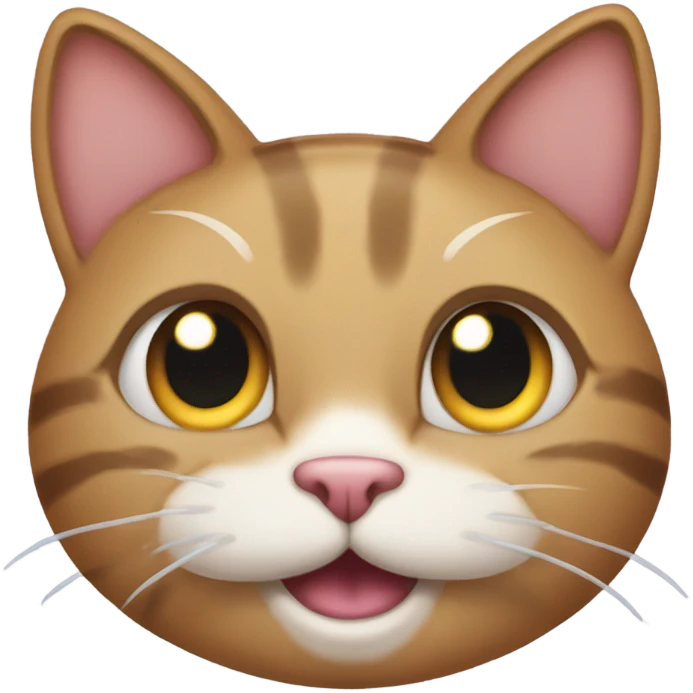 Drooling cat emoji