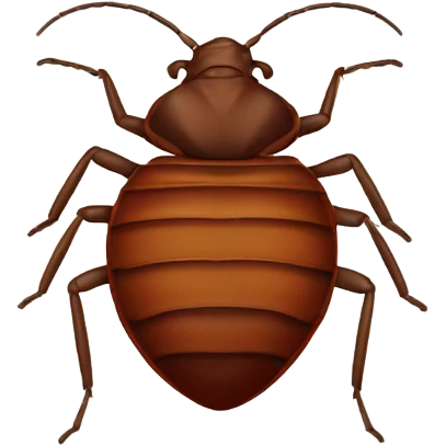 Bed bug scary emoji