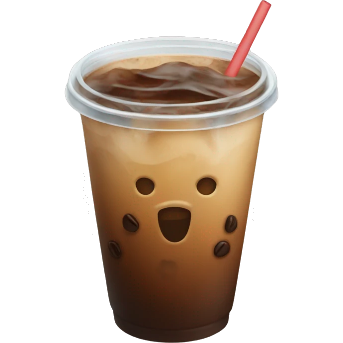 Iced coffee emoji