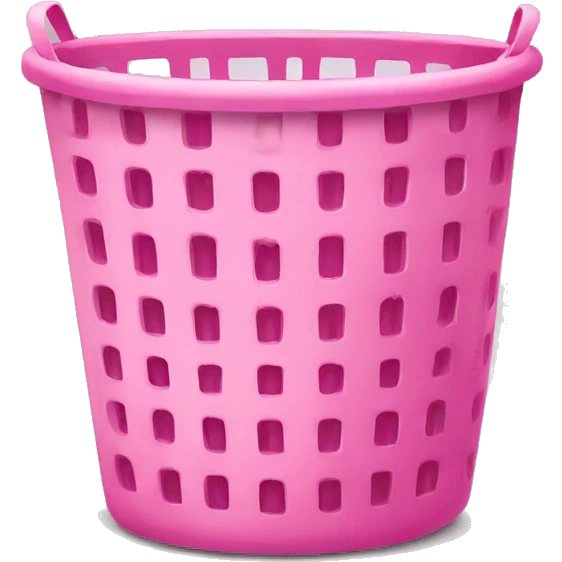 pink laundry basket  emoji