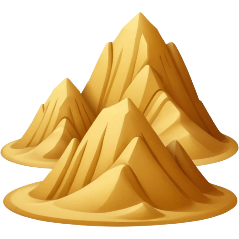 sand mountains emoji
