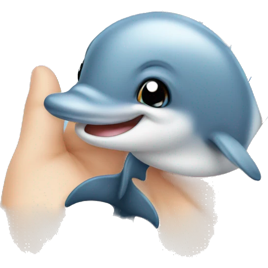 Baby dolphin emoji