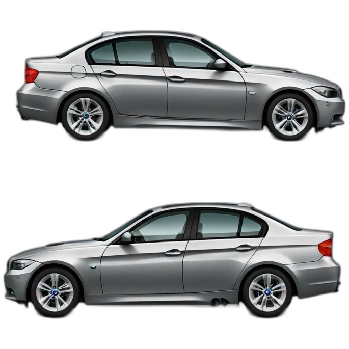 Bmw 320i e90 grey emoji