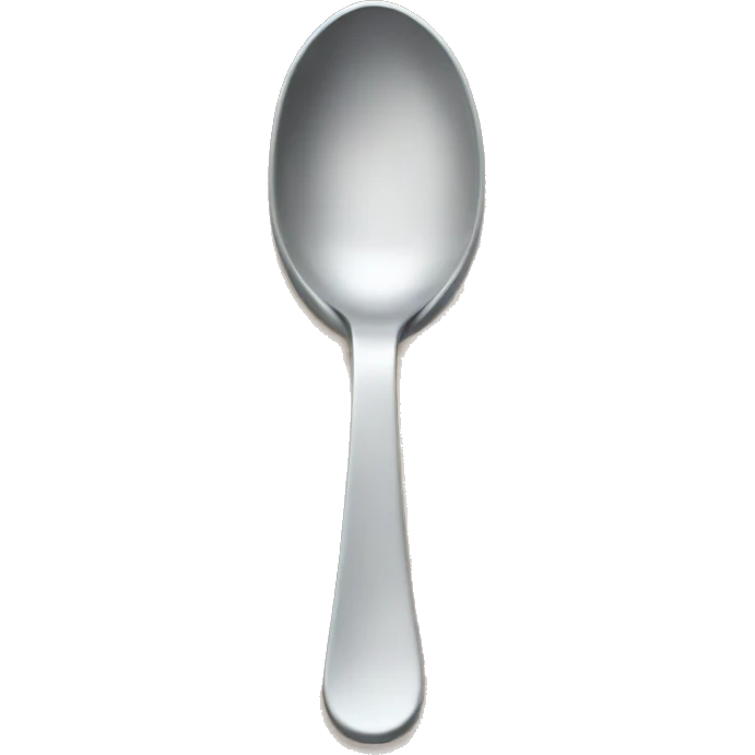 Spoon with a face drooling emoji