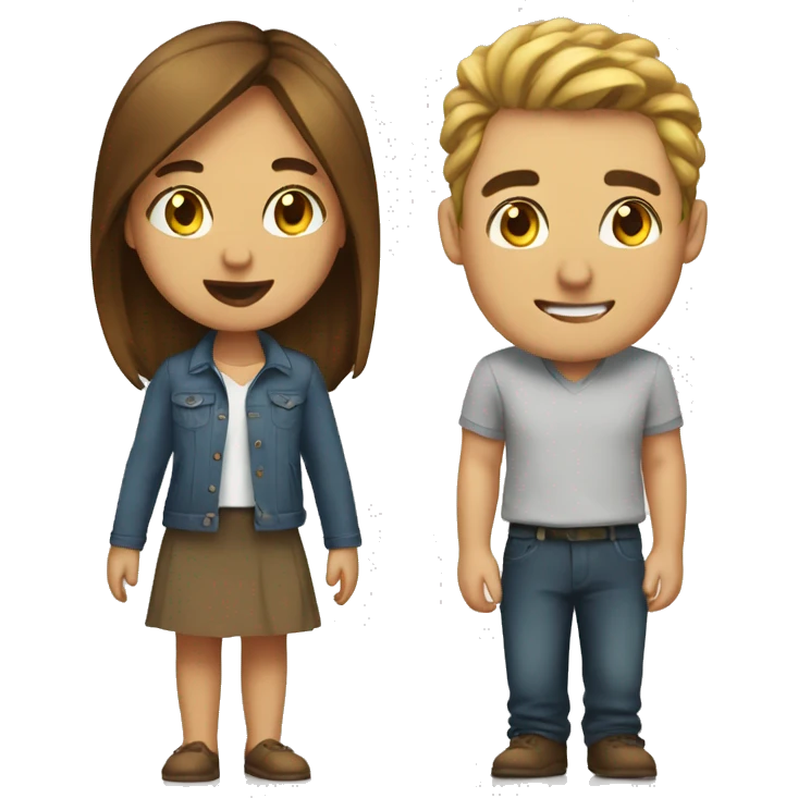 Long distance relationship emoji