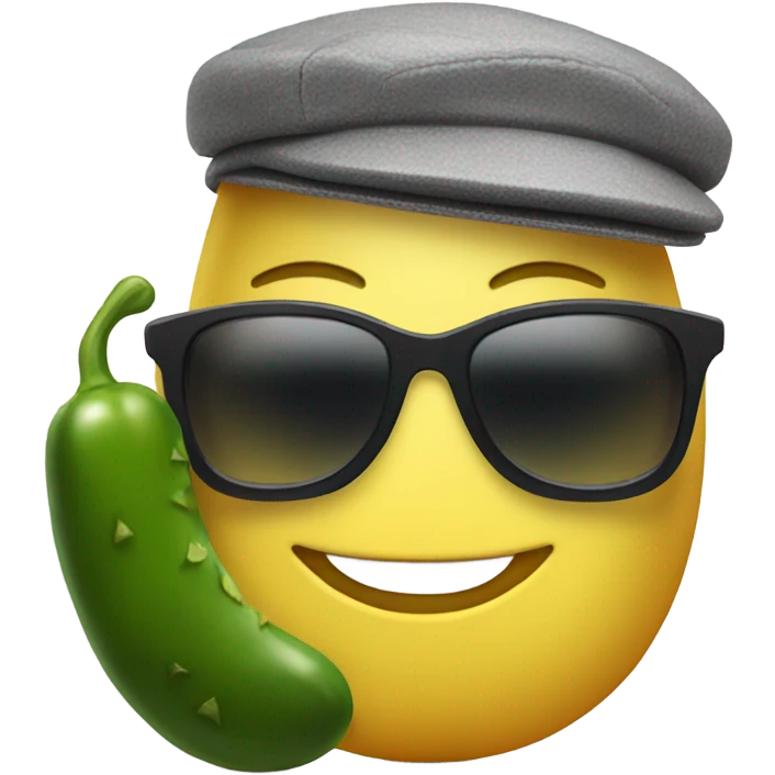 cool pickle emoji