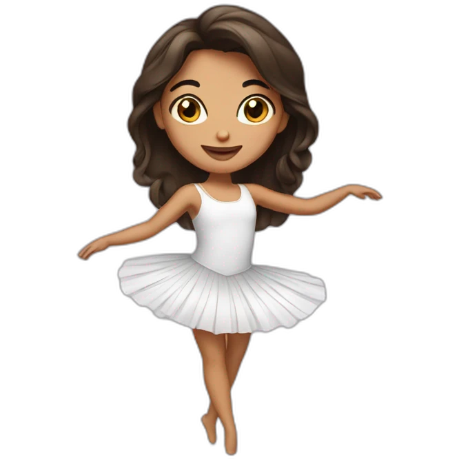 Danseuse brune emoji