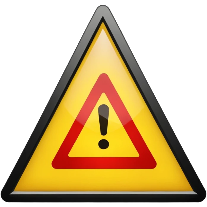 Warnschild (achtung) und unterbezahlt b emoji