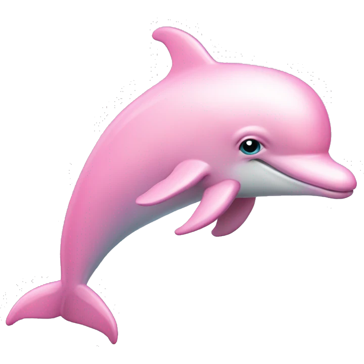 Pastel-pink-colors-dolphin emoji