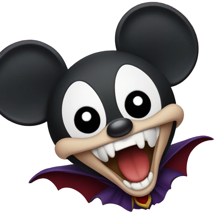 Mickey Mouse vampires emoji
