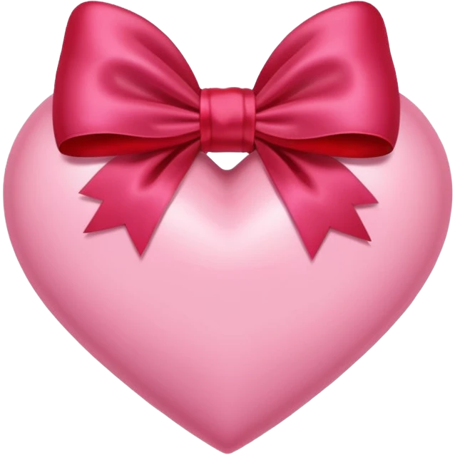 pink heart with a bow emoji
