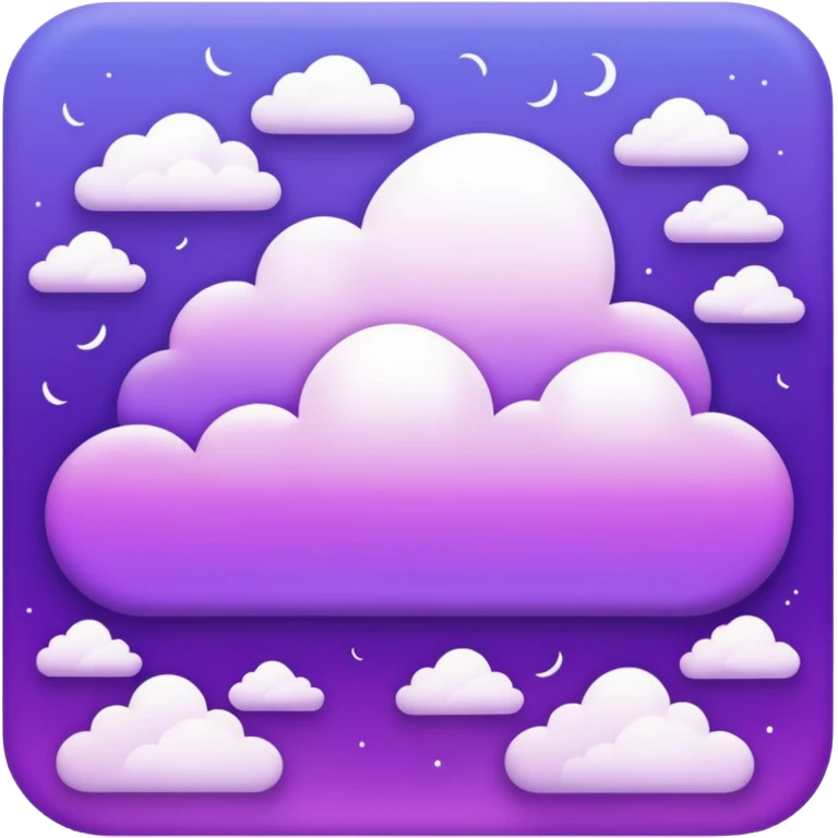 Purple sky emoji