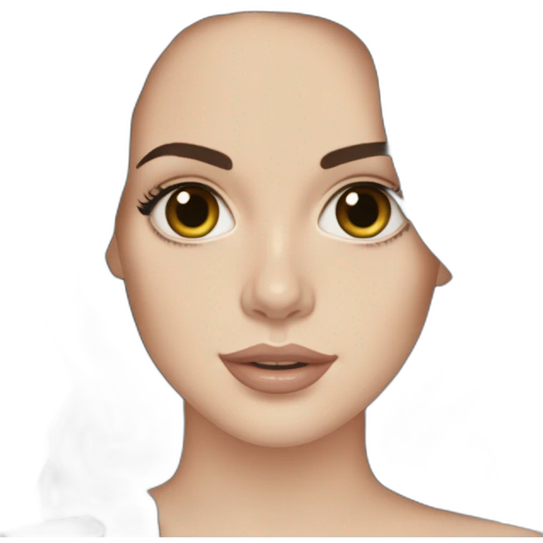 Lana del Rey dark hair emoji