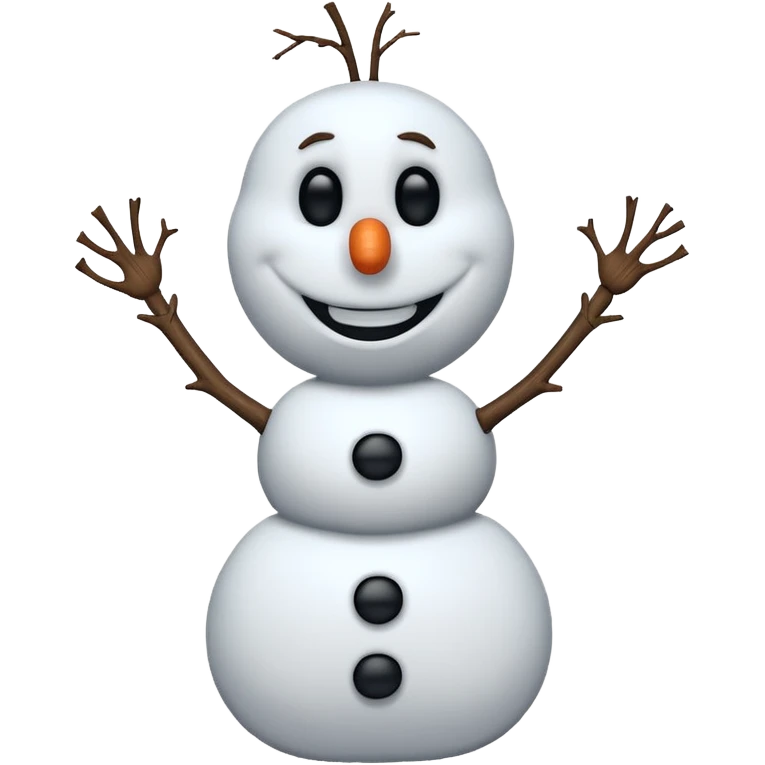 Olaf snowman emoji