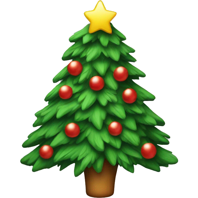 Christmas tree emoji
