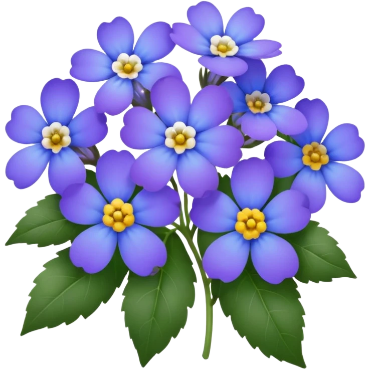 Armenian myosotis (it’s purple) emoji