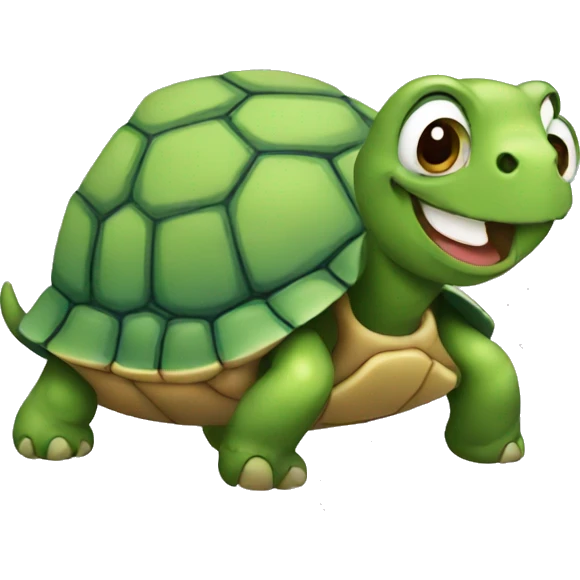 happy tortoise emoji