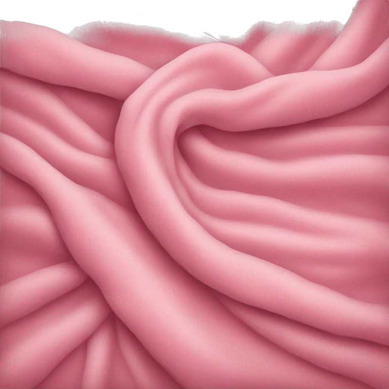 Cozy pink blanket emoji