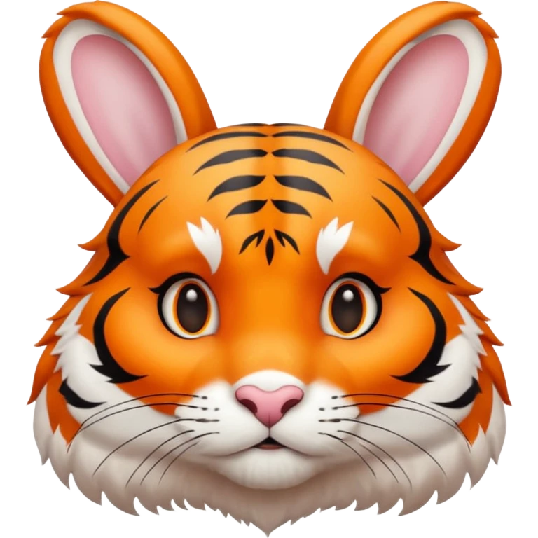 Rabbit combined with tiger emoji