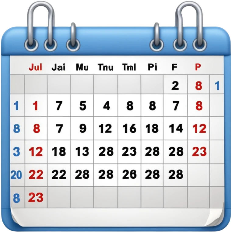 calendar emoji