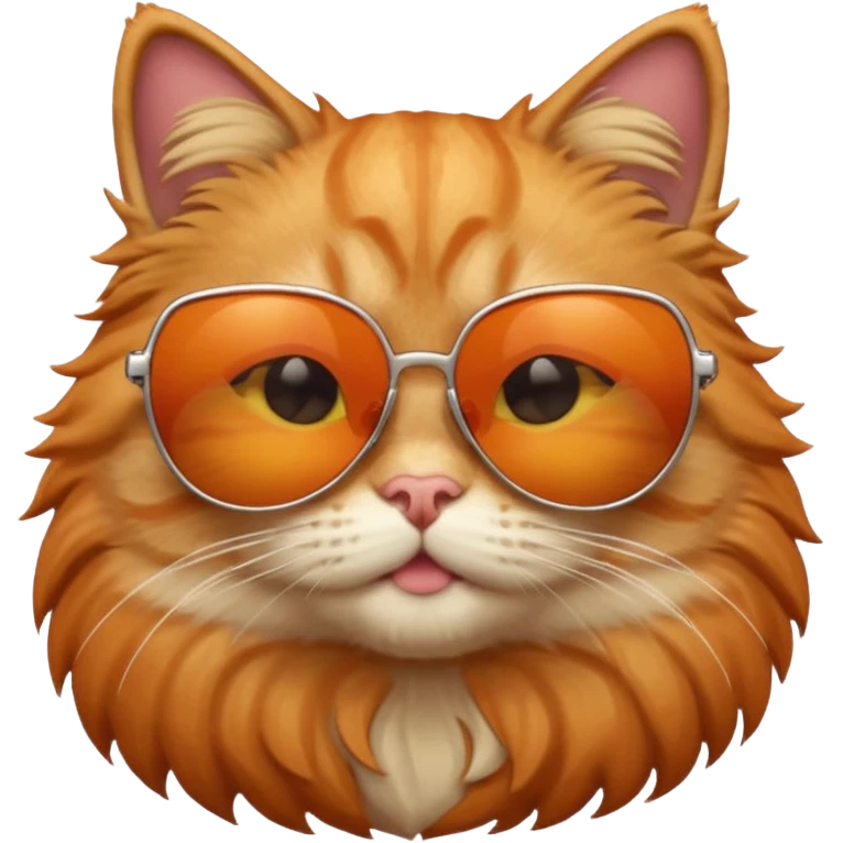 Cat wearing sunglasses emoji