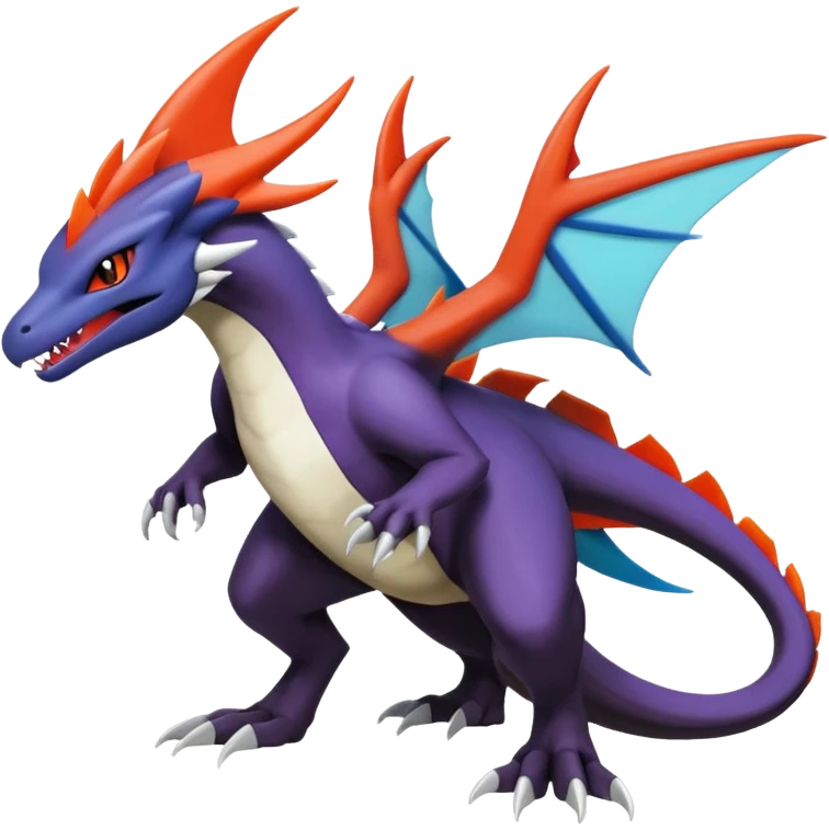 Noivern-Salandit-Latios-Lugia-Fakémon-hybrid-creature (full body)  emoji