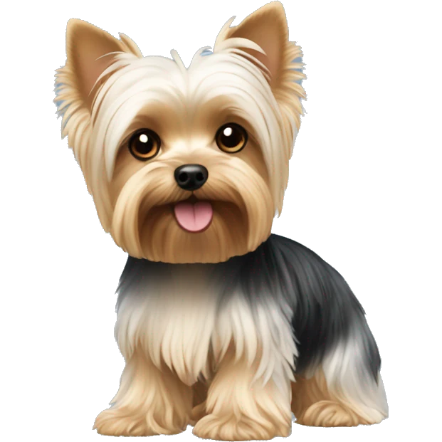 Small white yorkie emoji