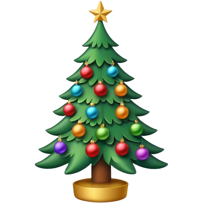 christmas tree emoji