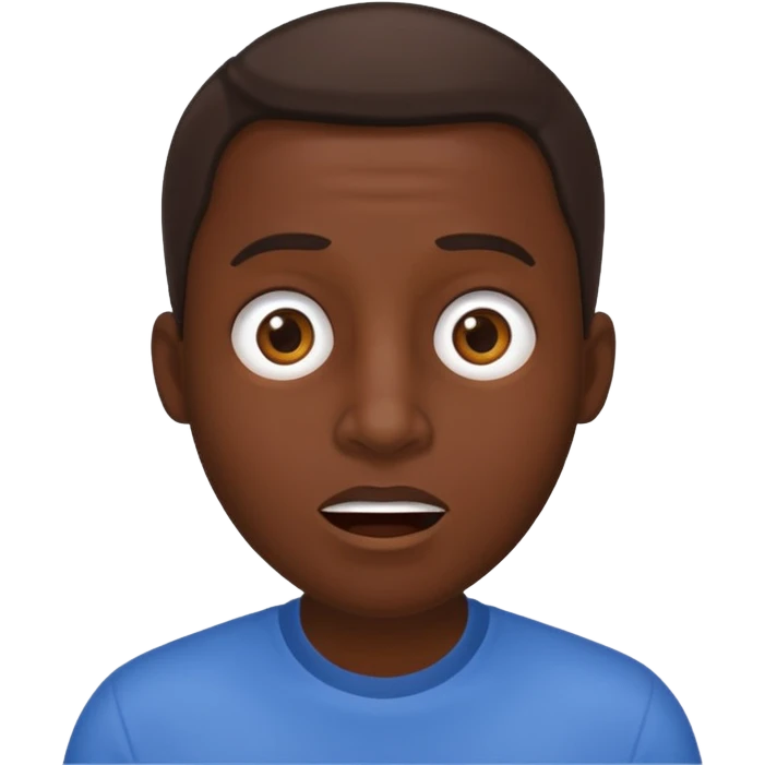 homme créole réunionnais  étonné  emoji