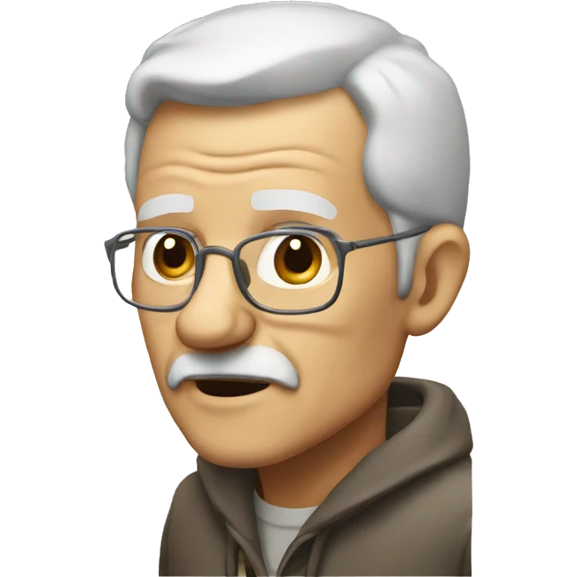 Old man with walker emoji