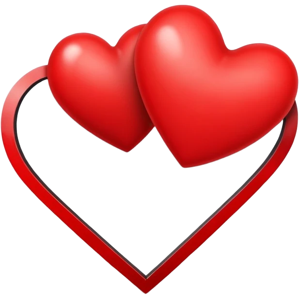 Crossed out red heart emoji