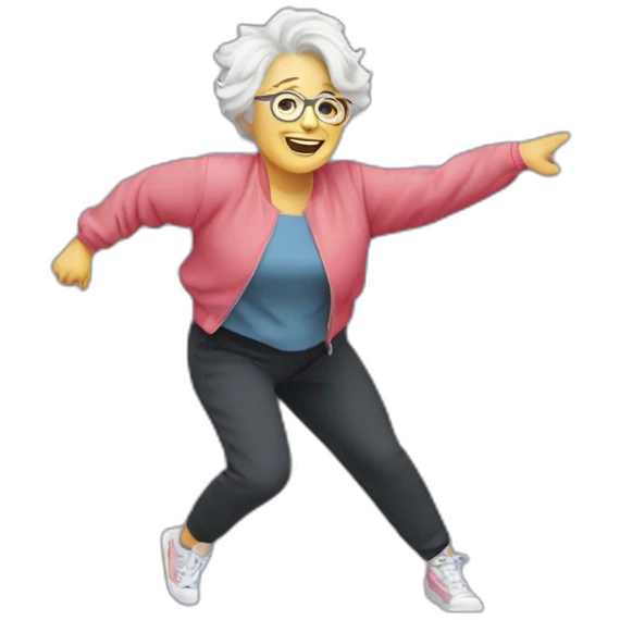 Mimie mathy qui danse emoji